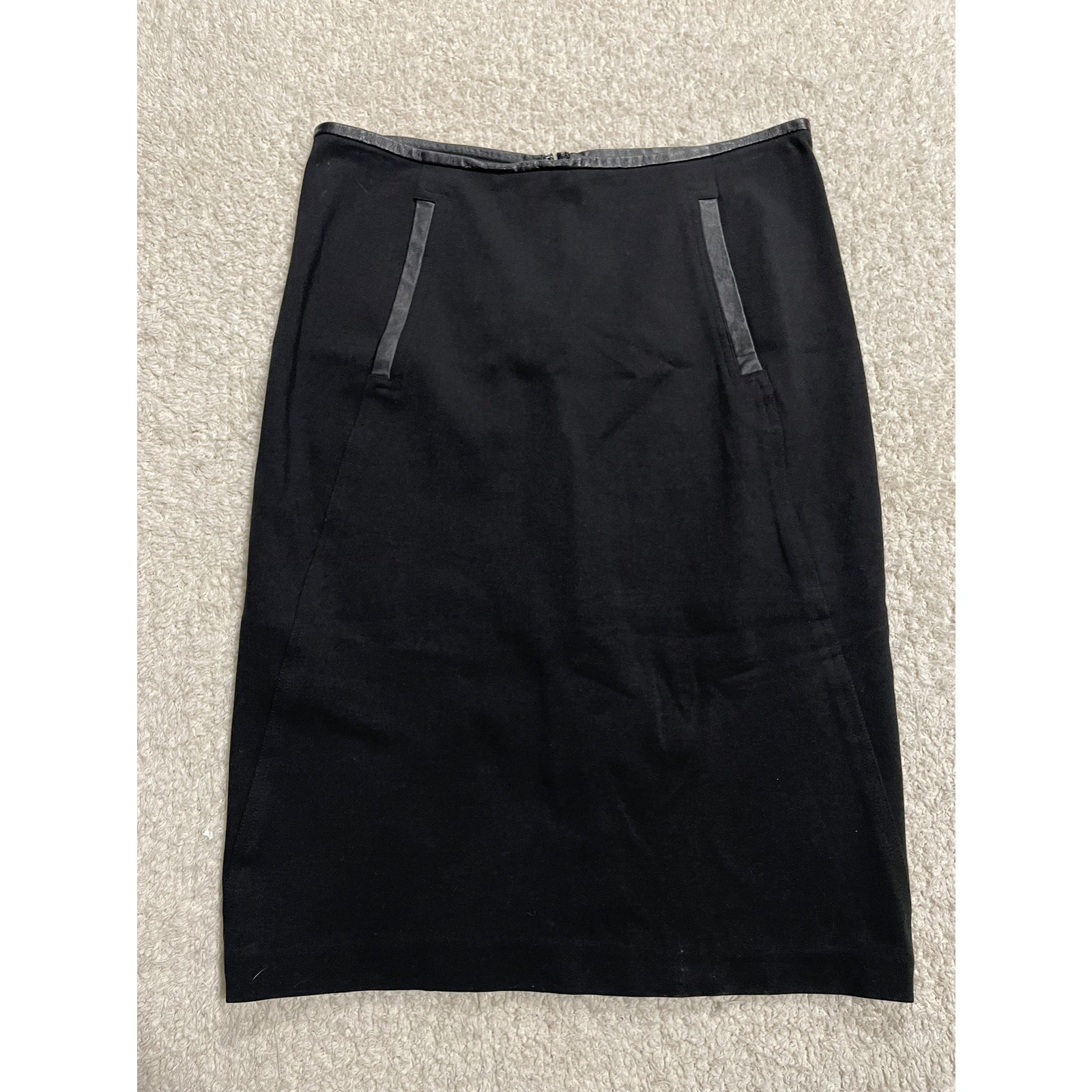 Vince Women's Size 0 Pencil A Line Skirt Black